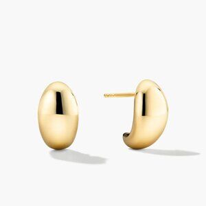 Medjuri: Dôme Huggies, 18k Gold Vermeil, 13.5 mm